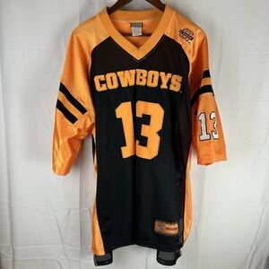 VTG OKLAHOMA STATE COWBOYS #13 Football Jersey Mens Size XL Foot Locker Stitched